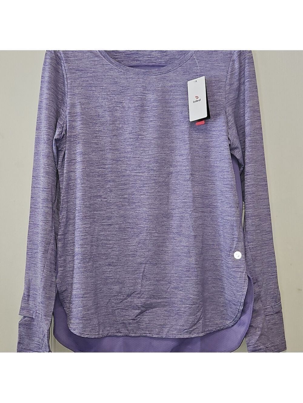 Activewear Women's Purple Long Sleeve Athletic Shirts NWTS - Picture 2 of 6